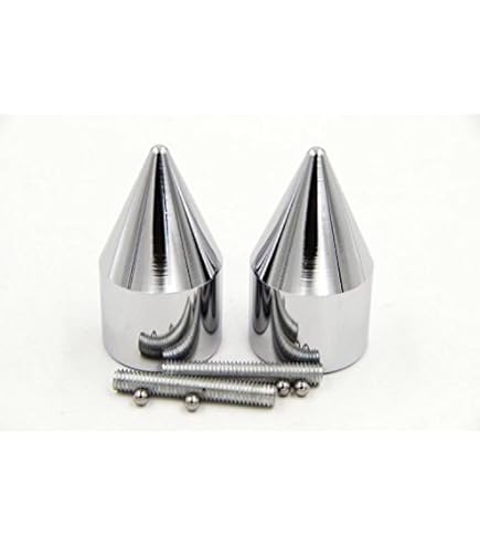 ひっと Amazon.com: XKMT-Ultimate Chromed Spike Bar Ends Compatible With